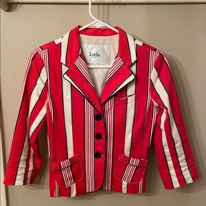 Luella for Target striped blazer sz small